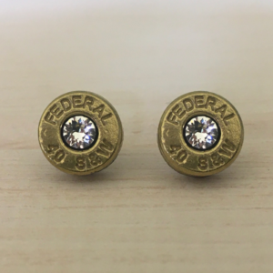 bullet stud earrings
