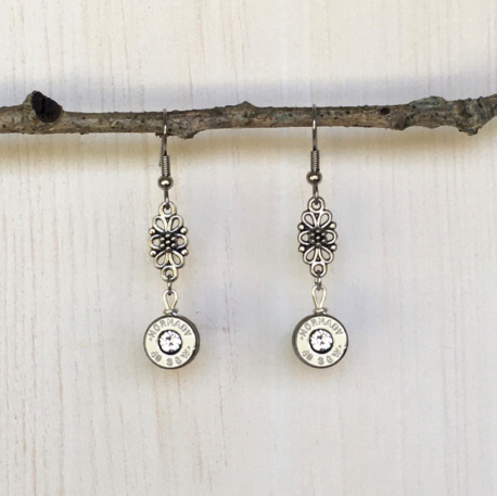 Dangle Bullet Earrings on Extender