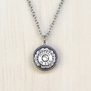 Scroll Bullet Necklace