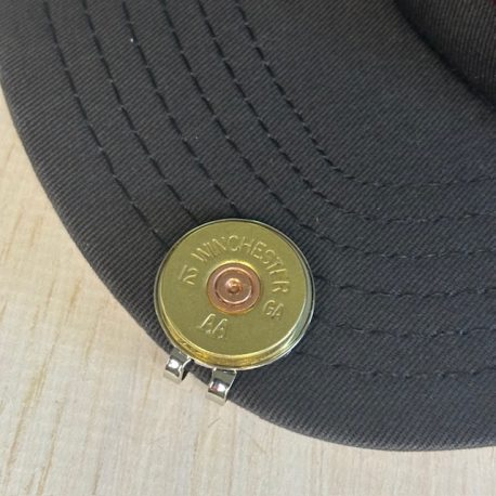 Hat Clip Shotgun Shell Golf Ball Marker