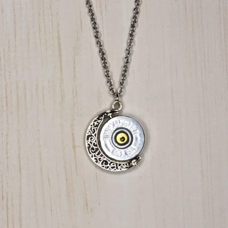Silver Moon 20 Gauge Necklace
